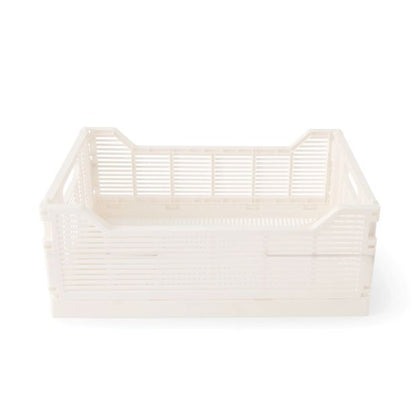 Anko 13L Linear Collapsible Crate - White