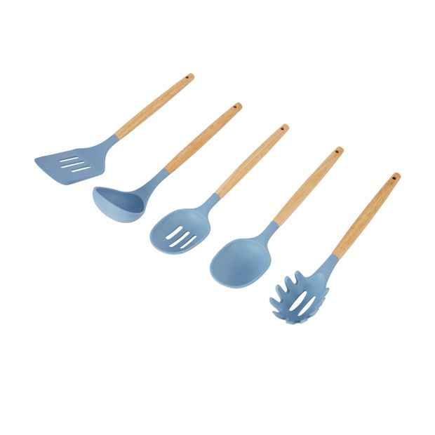 Anko Set of 5 Utensils - Blue