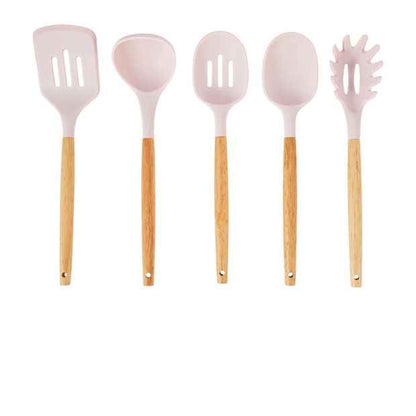 Anko Set of 5 Utensils - Pink
