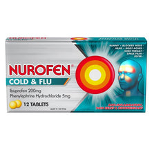 12 Pack Nurofen Cold and Flu Tablets 200mg