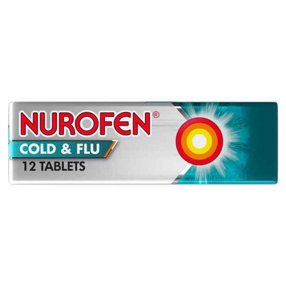 12 Pack Nurofen Cold and Flu Tablets 200mg