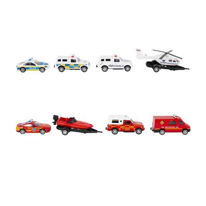 4 Pack Diecast Vehicles Set - Assorted