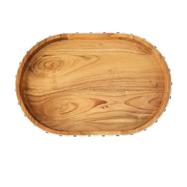Anko Blue Stripe Oval Board