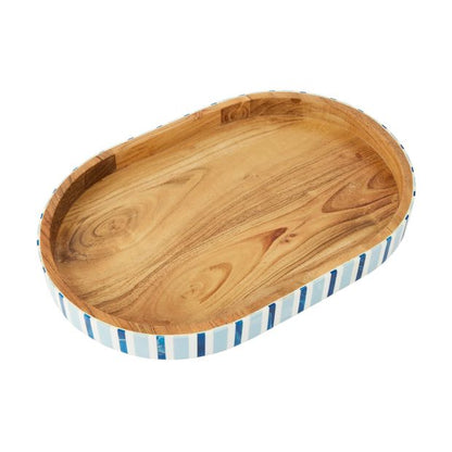 Anko Blue Stripe Oval Board
