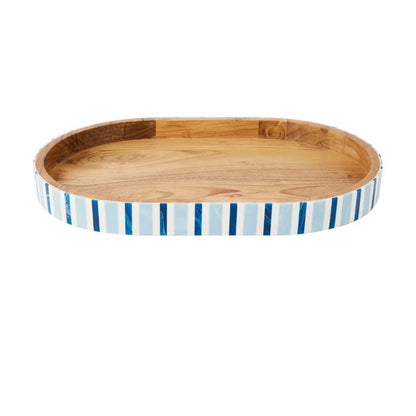 Anko Blue Stripe Oval Board