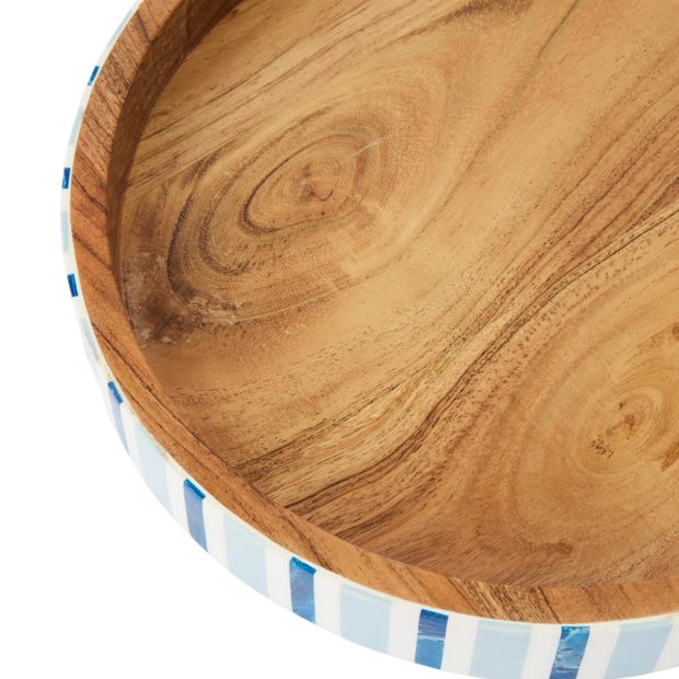 Anko Blue Stripe Oval Board