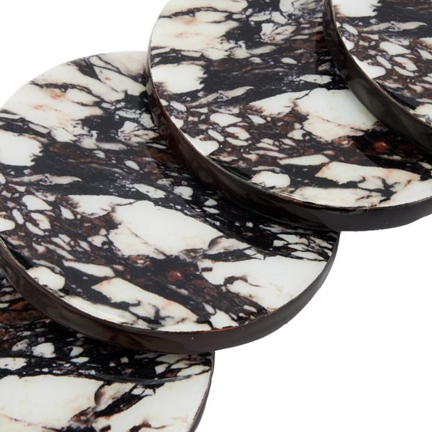 Anko 4 Marble Look Coasters