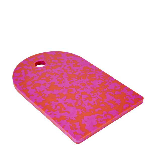 Anko Arch Chopping Board - Orange and Pink