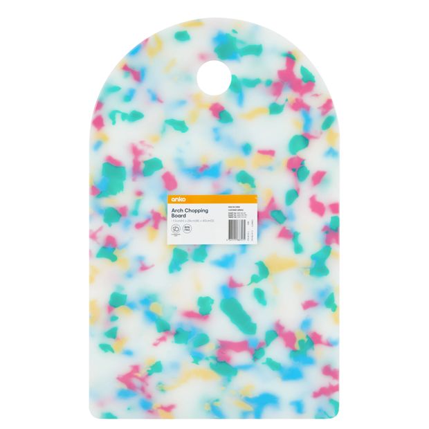 Anko Arch Chopping Board - Confetti