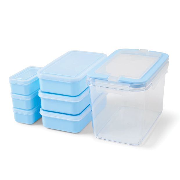 Anko 7 Piece Meal Prep Set - Blue