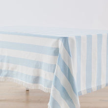 Anko Extra Large Blue Stripe Tablecloth