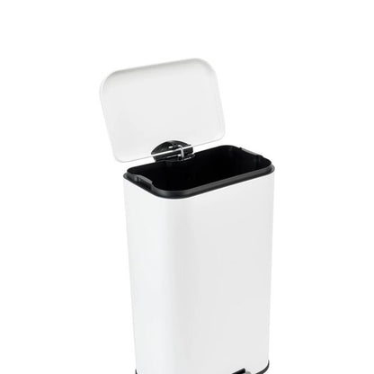 Anko 30L Pedal Bin - White