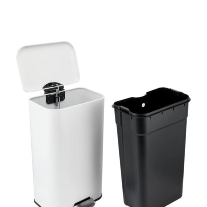 Anko 30L Pedal Bin - White