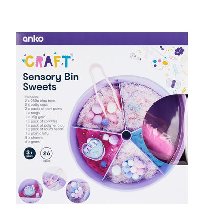 Anko 26 Piece Sensory Bin - Sweets