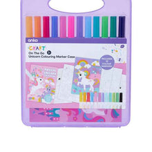 Anko On The Go Unicorn Colouring Marker Case