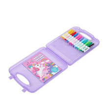 Anko On The Go Unicorn Colouring Marker Case