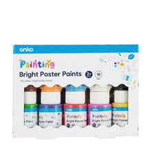 Anko 10 Piece Bright Poster Paints