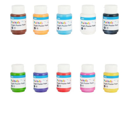 Anko 10 Piece Bright Poster Paints