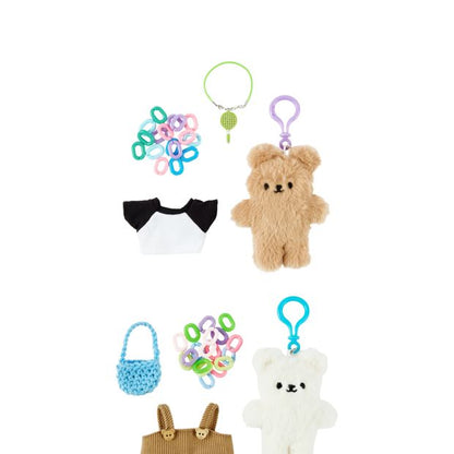 Anko 21 Piece Decorate Your Own Bear Plush Bag Charm - Assorted