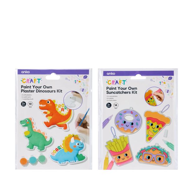 Anko Paint Your Own Plaster Kit - Assorted