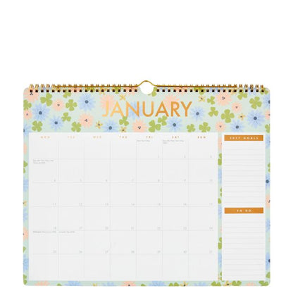 Anko 2027 Wall Flower Calendar