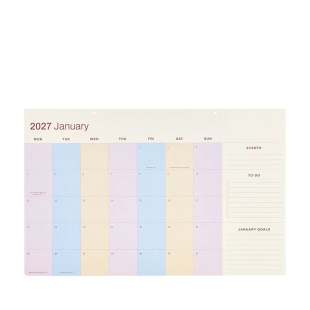 Anko 2027 Jumbo Colour Calendar