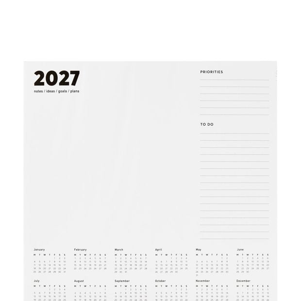 Anko 2027 Desk Pad Calendar