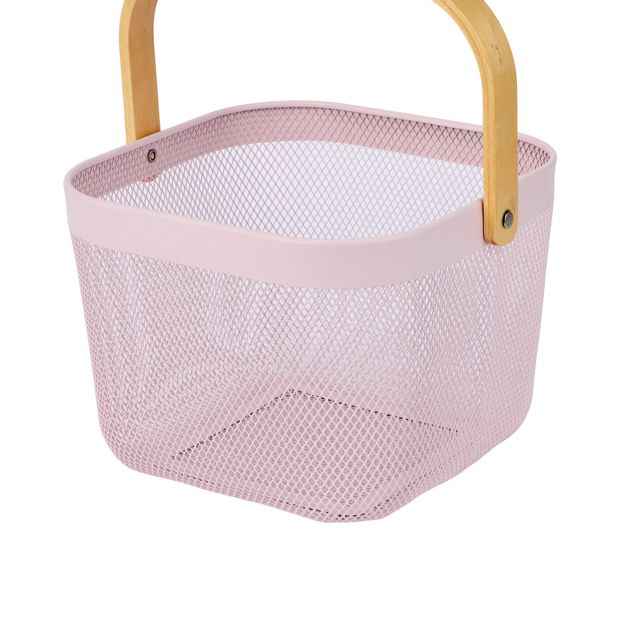 Anko Mesh Basket - Pink