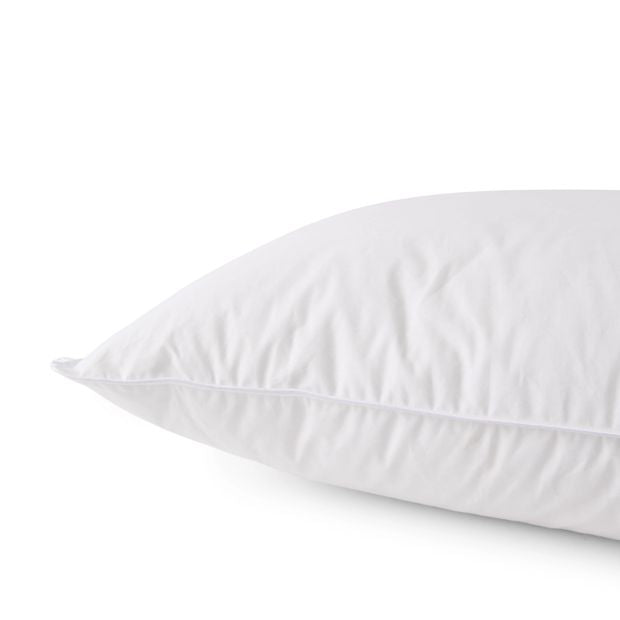 Anko Duck Down Surround Pillow - Medium Profile - White