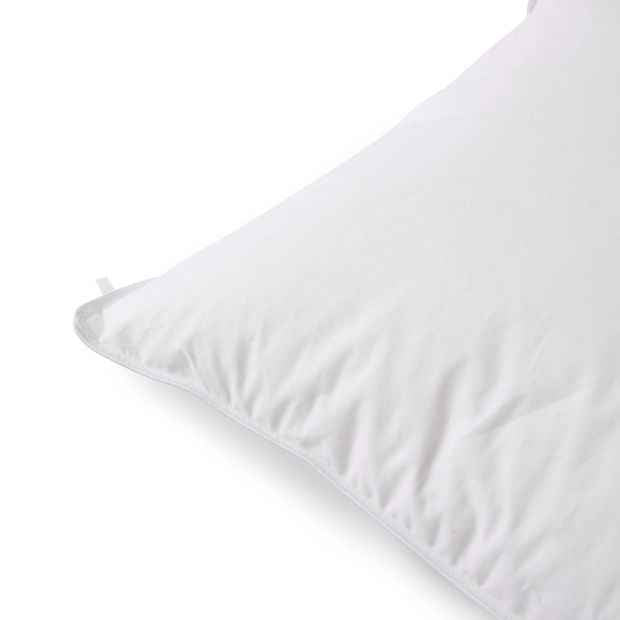 Anko Duck Down Surround Pillow - Medium Profile - White