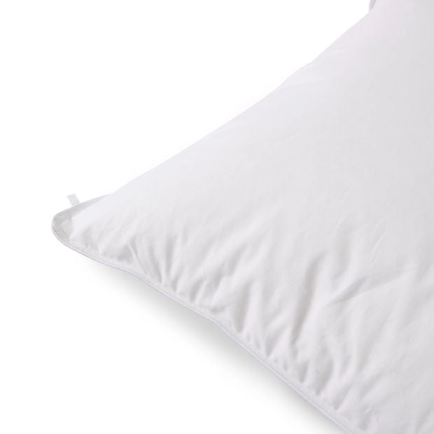 Anko Duck Down Surround Pillow - Medium Profile - White