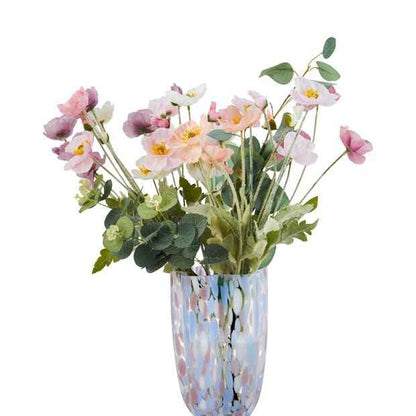 Glass Confetti Pattern Vase