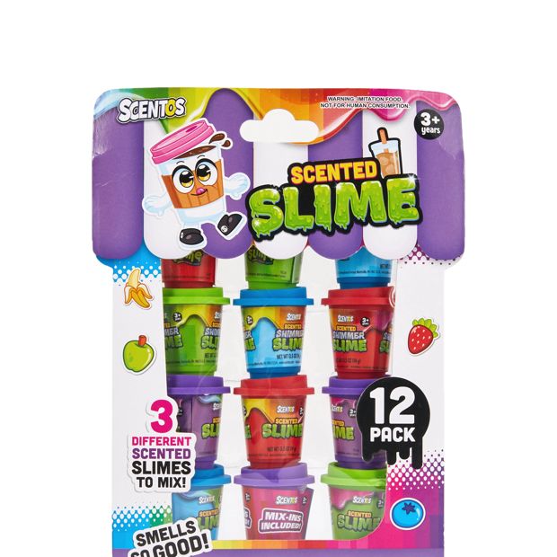 12 Pack Scentos Scented Slime