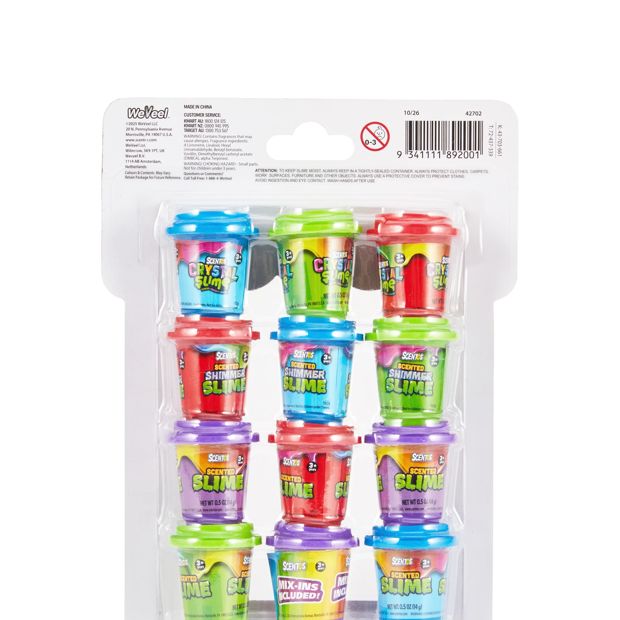 12 Pack Scentos Scented Slime