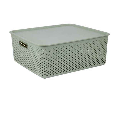Anko 19L Dot Container - Green