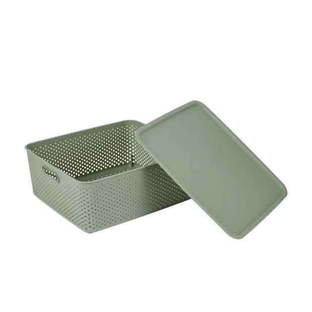 Anko 19L Dot Container - Green