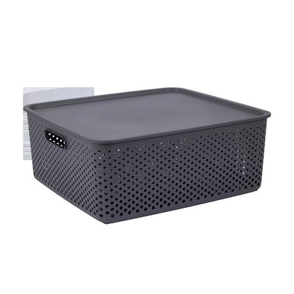 Anko 19L Dot Container - Charcoal