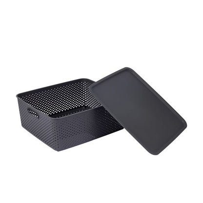 Anko 19L Dot Container - Charcoal