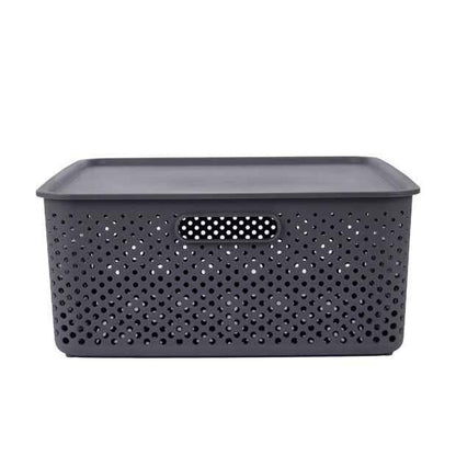 Anko 19L Dot Container - Charcoal