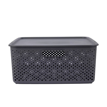 Anko 19L Dot Container - Charcoal