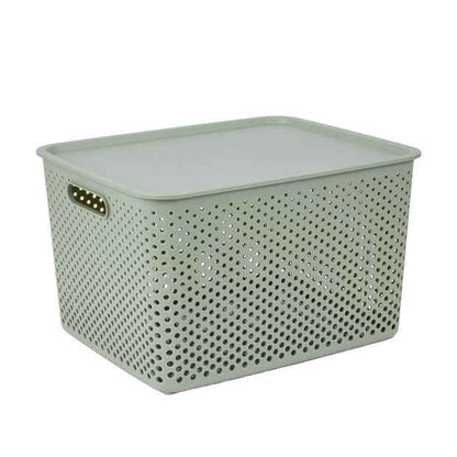Anko 18L Dot Container - Green