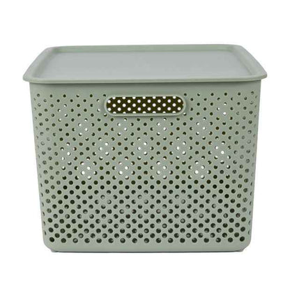 Anko 18L Dot Container - Green
