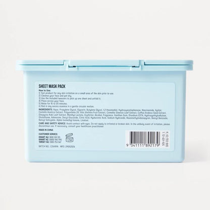 OXX Beauty 30 Pack Deep Hydration and Smoothing Hydrating Sheet Masks - Centella and Glutathione