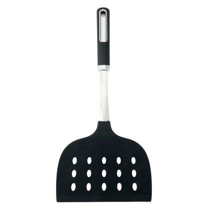 Anko Silicone & Stainless Steel Large Slotted Turner with Soft Touch Handle