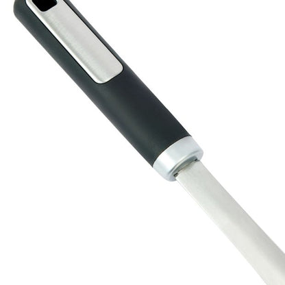Anko Silicone & Stainless Steel Large Slotted Turner with Soft Touch Handle