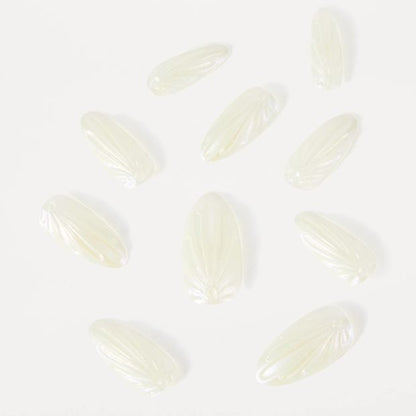OXX Beauty 24 Pack Artificial Nails with Adhesive, Stiletto Shape - 3D Shell