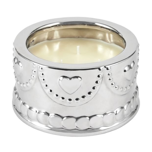 Anko Chrome Cake Ceramic Candle