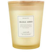 Anko XL Frosted Orange Amber Candle