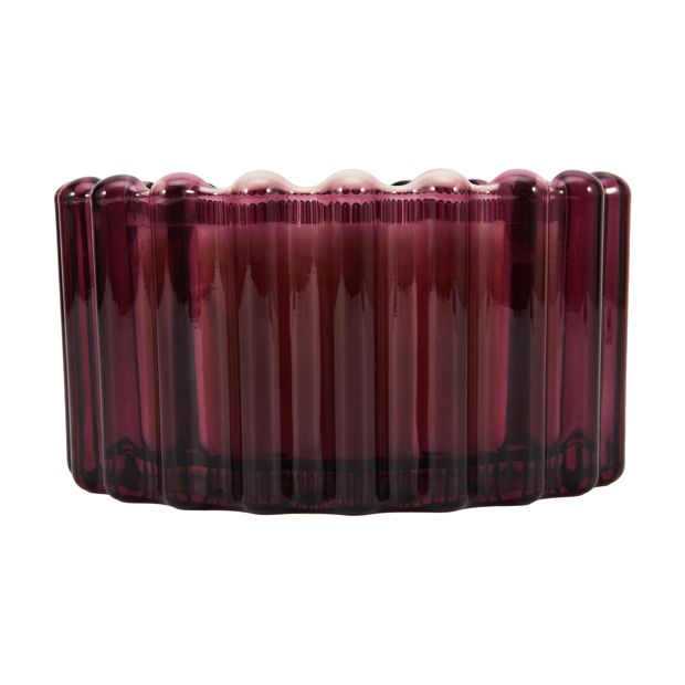 Anko Spiced Glow Ribbed Glass Candle