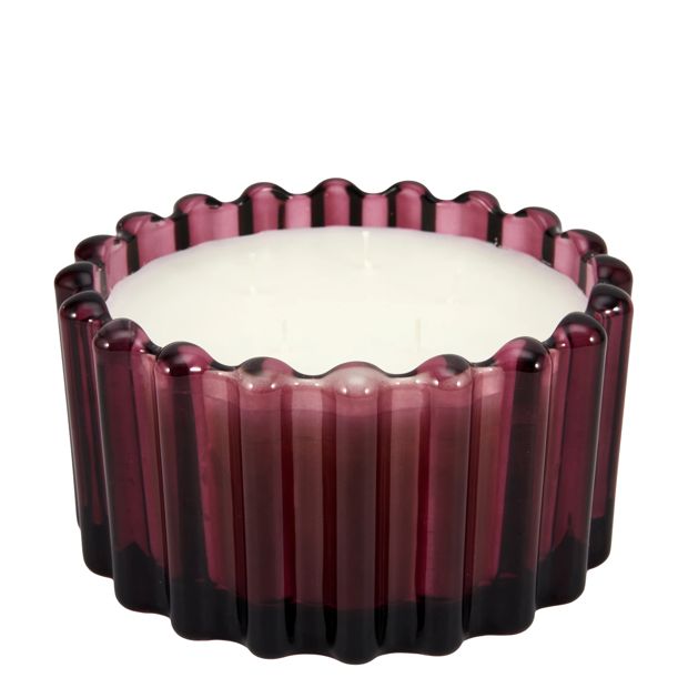 Anko Spiced Glow Ribbed Glass Candle